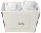 BebeDeParis | Schnuller für Babys, personalisierbar mit Namen, für Babys von 0-6 Monaten, BPA-frei, präsentiert in eleganter Vintage-Box (Neutral, 2 Schnuller)