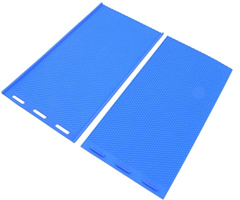 TOPINCN 2Pcs Silicone Cera D'api Maker Flessibile, Silicone Cera D'api Foglio Fai da Te Maker Soft Press Foglio Strumenti di Stampo Cera D'api Goffratrice Macchina per Apicoltura