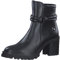 MARCO TOZZI by Guido Maria Kretschmer Damen Stiefeletten mit Absatz aus Leder Blockabsatz, Schwarz (Black), 40