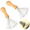 Sugeru®Brosse Nettoyante En Bois Pour Peigne-2pcs,Nettoyant Poignée Cheveux Portable Brosse,Outil de Nettoyage pour Toutes les Tailles de Brosse pour Nettoyer les Brosses,Peignes,Tapis De Bain (2pcs)