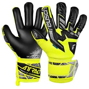 Reusch Attrakt Freegel Silver Junior atmungsaktive Torwarthandschuhe Kinder Jugendliche Fußballhandschuhe für alle Wetterbedingungen und Spielfeldoberflächen
