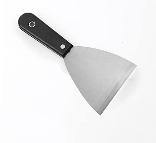 WAWPU Putty Knives,Putty knife Drywall Scrapers Stainless steel Flexible Putty knives - Used for Wallpaper, Wall Putty Remover Tool Set(4inch)