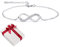 Damen Armband Zirkonia 925 Sterling Silber Schmuck für Frauen Mädchen,Infinity Unendlichkeit Symbol Unendlicher Liebe Armkettchen Armreif Armbänder Geschenk für Weihnachten Valentinstag Geburtstag