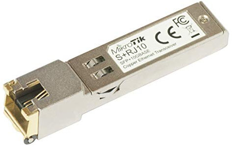 MikroTik S+RJ10 Modulo del ricetrasmettitore di rete 10000 Mbit/s SFP+