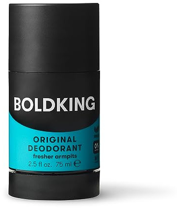 Boldking Deodorante unisex originale da 75 ml, deodorante stick senza alcol, per uomo e donna, deodorante unisex con profumo anallergico, stick senza macchie, deodorante senza alluminio, uomo e donna