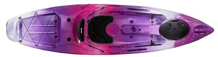 Perception - Pescador 12 Kayak - Sit on Top Fishing Kayak - Front Storage Well and Large Rear Storage - Dual Rod Holders - 12 ft - Mystic