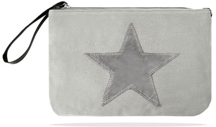 Gloop Damen Clutch Top Fashion Sterne Handtasche Schultasche Tragetasche mit abnehmbarer Schulterriemen