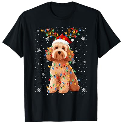 Cockapoo Dog Owner Ugly Christmas T-Shirt: Black, Unisex Adults, Dog Lovers, Family Members, Holiday Shoppers, Short Sleeve, T-Shirt, Novelty Holiday, Christmas