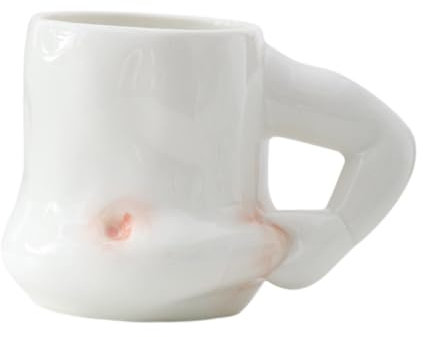 perfk Tasse à café en céramique, tasse à café, résistante à la chaleur, tasse à thé au lait de bureau, tasse à eau pour les vacances, la cuisine, cadeau