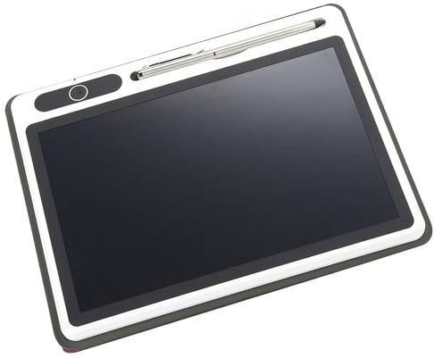 Digital Notebook, Electronic Notebook Digital Notebook With Pen With 9 Inch Business Supplies Hand Painting Tool for Women Man Electronic Notepad LCD Tablet (Black (with leather case)) (Red (with