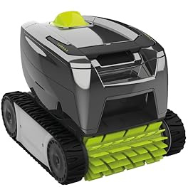 Zodiac Robot Limpiafondos Automático Tornax GT 3220 para Piscinas de hasta 9x4m, Limpia Fondo y Paredes, Incluye Cable de 16,5m, Acceso Superior al Filtro, Color Gris