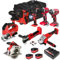 Excel 18V Cordless 8 Piece Tool Kit with 3 x 5.0Ah Battery & Charger in Bag EXL5048- Monster Power Tool Kit- Combo Kit- 18V Cordless Power Tool Kits- Mega Power Tool- Excel kit