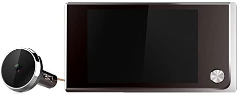 Videoportero con cámara de alta definición, LCD Digital de 3,5 pulgadas, visor de mirilla de 120 grados, control Visual de fotos, cámara electrónica de ojo de gato, cámara de timbre Audio claro, Fácil