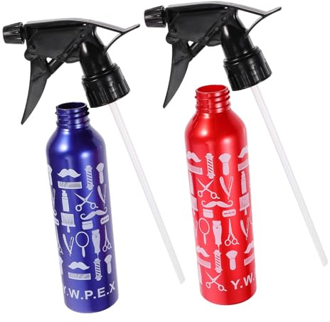 CIYODO 2 piezas Botellas de Spray para Peluquería Pulverizador Vacío de Agua Compacto y Ligero para Salón y Hogar Diseño Multipropósito con Spray para Hidratación y