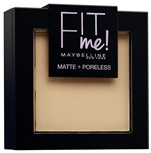Maybelline Fit Me! Matte + Poreless Powder Nr. 220 Natural beige, mattierendes Puder, passt sich dem Hautton an, 16 g