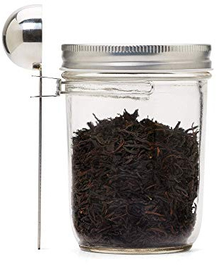 Jarware Stainless Steel Coffee Scoop for Wide-Mouth Mason Jars, 1 Tablespoon