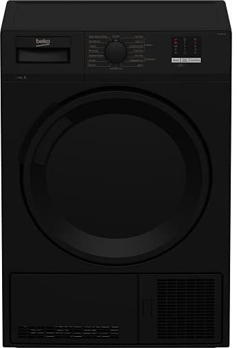 Beko DTLCE80051B Freestanding 8kg Condenser Tumble Dryer - Black