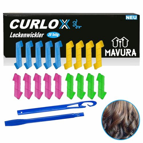 Curlox Lot de bigoudis en spirale