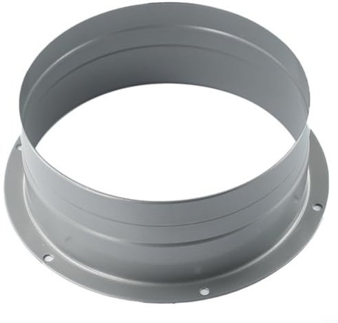 Emiif Réducteur de conduit 75/100/120/150/200 mm, adaptateur universel à bride murale pour ventilateurs d'aspiration, hotte aspirante, sèche-linge (150 mm)