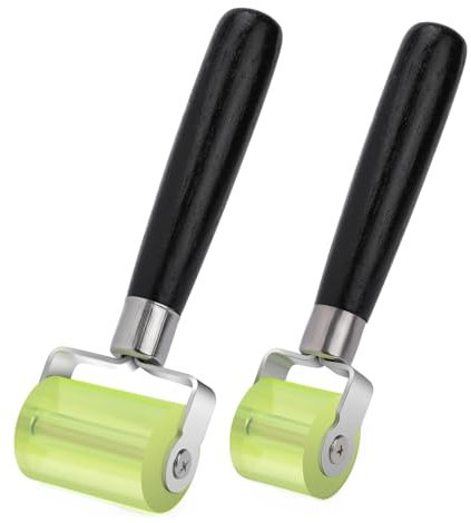 2 Piezas Rodillo Presionador, Rodillo de Presión para Rebordear y Soldar Lonas de PVC