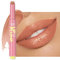 Erinde 2 in 1 Lippenstift & Lip Balm, 24 Stunden Halt Hanganhaltender Lipstick, Wasserfest Feuchtigkeitsspendend Lip Gloss, Pflegender Lippen Makeup Stick Shimmer