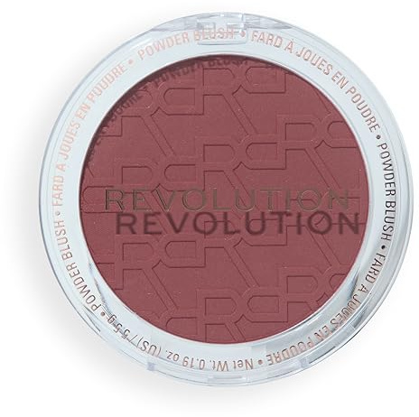 Revolution Blusher Reloaded, Airbrush Effect, Buildable Blush, Soft Matte Finish, Vegan & Cruelty-Free, Sugar Toast, 7.5g