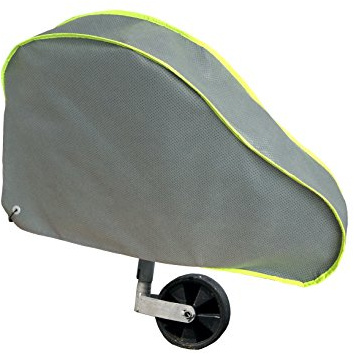 Protección de enganche inercia de remolque, cubierta de enganche inercia de remolque, cintas reflectantes en amarillo neón, modelo grande, también adecuado para cerradura de caja