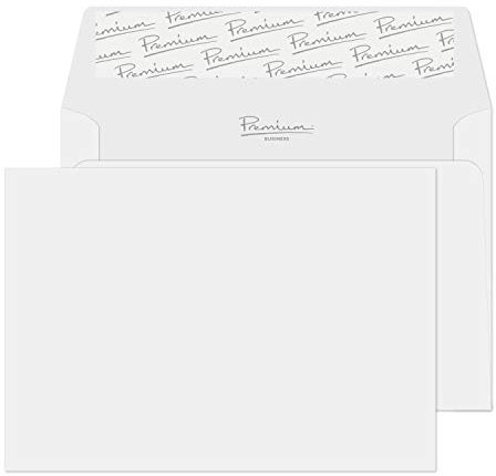 Blake Business | Briefumschläge C6 (114 x 162 mm) | 25 Stück | 120 g/m² | FSC-zertifiziert | Ohne Fenster | selbstklebend Strahlend weiße Umschläge | fur Büro | Bürobedarf Briefumschläg/Kuvert (37154)