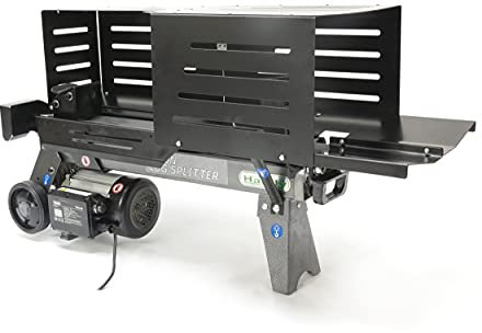 The Handy THLS-4G Electric Log Splitter with Safety Shut-Off and Guard, 1500W 4 Tons Pressure - 2 Year Guarantee