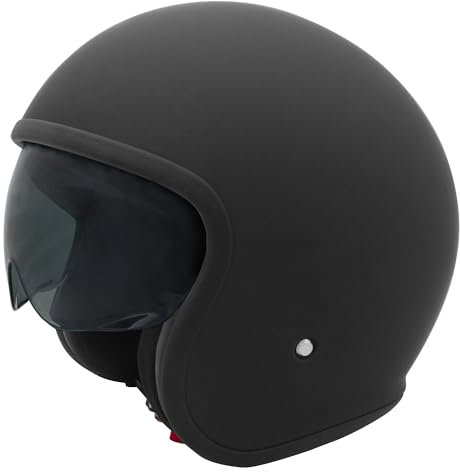 Zorax Talon Matt Black L (59-60cm) Open Face Motorbike Helmet - Motorcycle ECE 2206 Approved