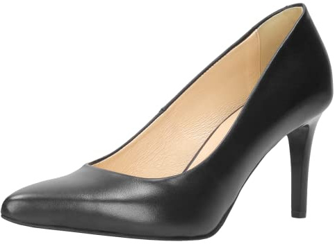 WOJAS - Escarpins pour femme | Cuir naturel | Doublure douce | Parfait pour différentes occasions | Style formel | 9359-51 - Noir, Noir , 39 EU
