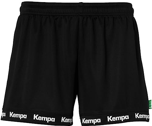 Kempa Damen Kempa Wave 26 Shorts Women Damen M dchen kurze Hose Handball Fitness Gym Shorts, Schwarz, L EU