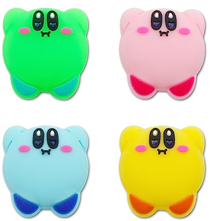 PERFECTSIGHT Lot de 4 capuchons de joystick analogiques pour Nintendo Switch Lite/OLED, 4 couleurs