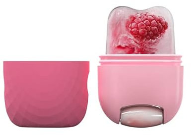 Anoneva Ice Face Roller und Doppeljade-Roller 2-in-1, Gua Sha und Eis für das Gesicht, Eis-Gesichtsroller, innovatives Produkt kombiniert Eisroller und eine Jade Gua Sha.