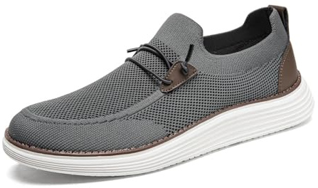 VGPSFN Mocassins pour Hommes Pantoufles Plates Mocassins à Enfiler Chaussures Bateau Chaussures de Marche Chaussures habillées Baskets de Fitness légères et Respirantes Confortables