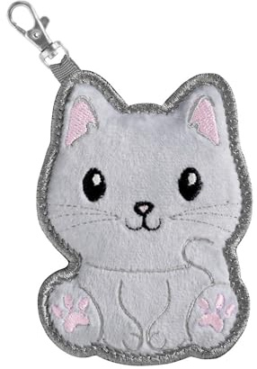 Step by Step KIGA MAGS „Cat Momo“, 1 Magnet-Applikation mit Karabinerhaken, Katze, Anhänger zur Individualisierung des Kindergartenrucksack KIGA MINI & KIGA Maxi