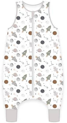 Herding babybest sovoverall rymd, 90 cm, med dragkedja, yttermaterial: 100% bomull/fyllning: 100% polyester