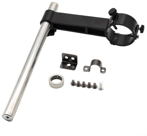 Supporto per manipolo ad aria calda con morsetto verticale in metallo per stazione di saldatura Cyclo 852D/852D++/952D Bulloni di fissaggio regolabili in altezza per riparazione SMD