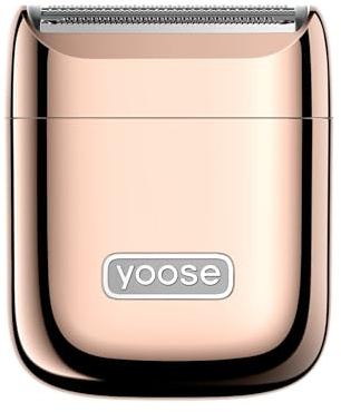 yoose Electric Razors for Women, IPX7 Unibody Bikini Trimmer for Women (USB-C, Trimmer Comb, Multi Shaving Modes), Portable Size, Radiant Gold
