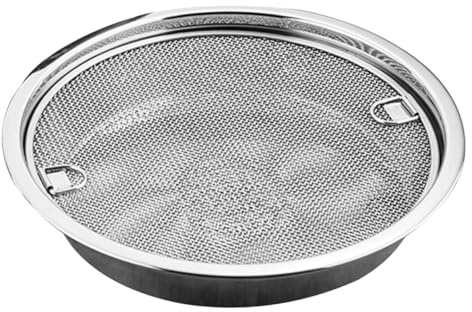 iplusmile Rejilla De Acero Inoxidable 304 Para Enfriar y Escurrir, Cedazo De Malla Metálica Resistente Corrosión, Herramienta De Cocina Para Drenaje De Frutas, Verduras y Aceite, Uso Doméstico
