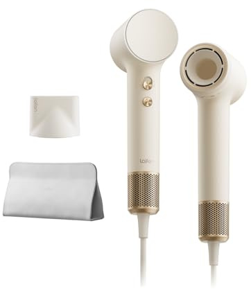 Laifen Mini Haartrockner, 299 g leicht, 110.000 U/min, Reiseföhn, Sandgold