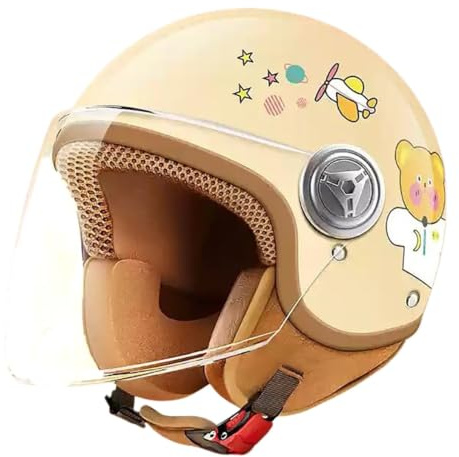 Barnhjälm, Justerbar Barnhjälm För Cykel, Sparkcykel, Skridskoåkning, Öppen Hjälm För 3-15 År Pojkar Och Flickor, ECE 22.06 Godkänd 1,(48-54CM)