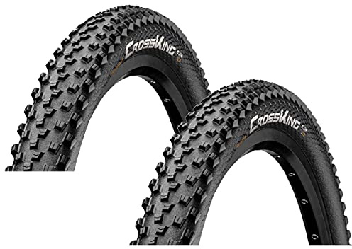Set includes: 2x Continental Cross King 55-559 Bicycle Tyres 26 x 2.2