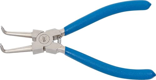 BGS 447-4 | Sprengringzange | abgewinkelt | für Innensprengringe | 175 mm | Seegering-Zange | rutschhemmend