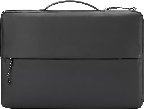 HP Sport Custodia Prottetiva per Notebook fino a 14, Vano PC Imbottito, Dettagli Catarifrangenti, Tasche Organizer, Tessuto Impermeabile e Robusto, Nero