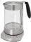 Elektrischer Wasserkocher 2 in 1 für Tee und Kaffee, elektrische Teekanne mit integriertem Teefilter, Temperatur von 70 °C bis 100 °C, aus Glas und Edelstahl, 240 V, 3000 W, 14 x 21 x 23 cm, 1,7 l