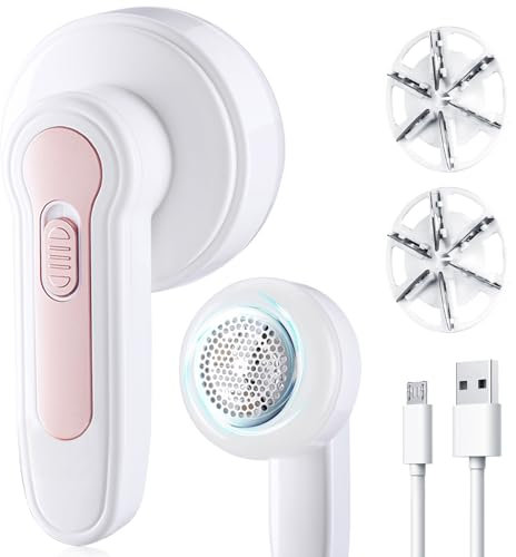 Rasoir électrique Anti-Peluches pour vêtements avec 3 Lames et USB, Portable et Rapide pour vêtements, Tapis, vêtements, Pulls, Bouloches