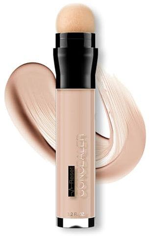 Abdeckstift, Full Cover Concealer, Matte Milk Camouflage Make Up, Langlebig & Wasserfest Concealer Creme, Abdeckung Augenringe Rötungen Narben, Feuchtigkeitsspendend & Makellos, Micro-Lösch-Applikator