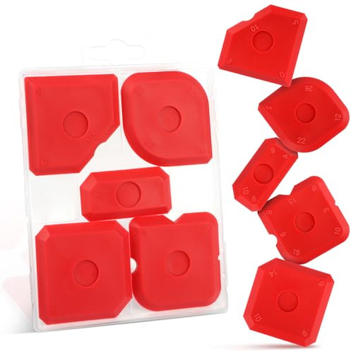 5 Piezas Herramientas Aplicadora para Silicona，Espatula Silicona para Juntas，Alisadores de Juntas，Alisador para Juntas，para Rellenar Huecos