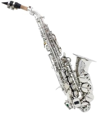 Professionell Saxofon Altsaxofon Bb mässing snidade tangenter med rörbladshandske friktionsskydd(Silver)